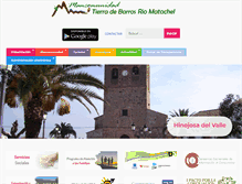 Tablet Screenshot of mancomunidadbarrosmatachel.es